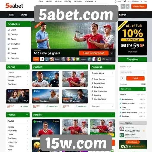 Mudanças recentes na interface do 5abet.com