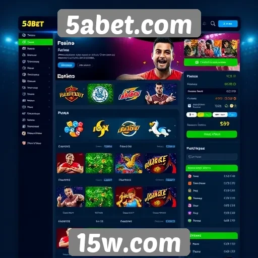Interface do usuário do 5abet.com é intuitiva e acessível